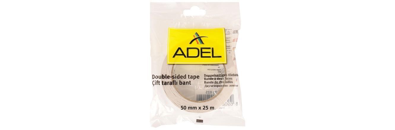 Adel Çift Taraflı Bant 50Mmx25MAdel Çift Taraflı Bant 50Mmx25M - Kirtasiyem.netÇift Taraflı Bantlar