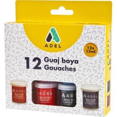 Adel Guaj Boya 15 Ml Yl 12 Li Adel Guaj Boya 15 Ml Yl 12 Li  - Kırtasiyem.netGuaj Boyalar