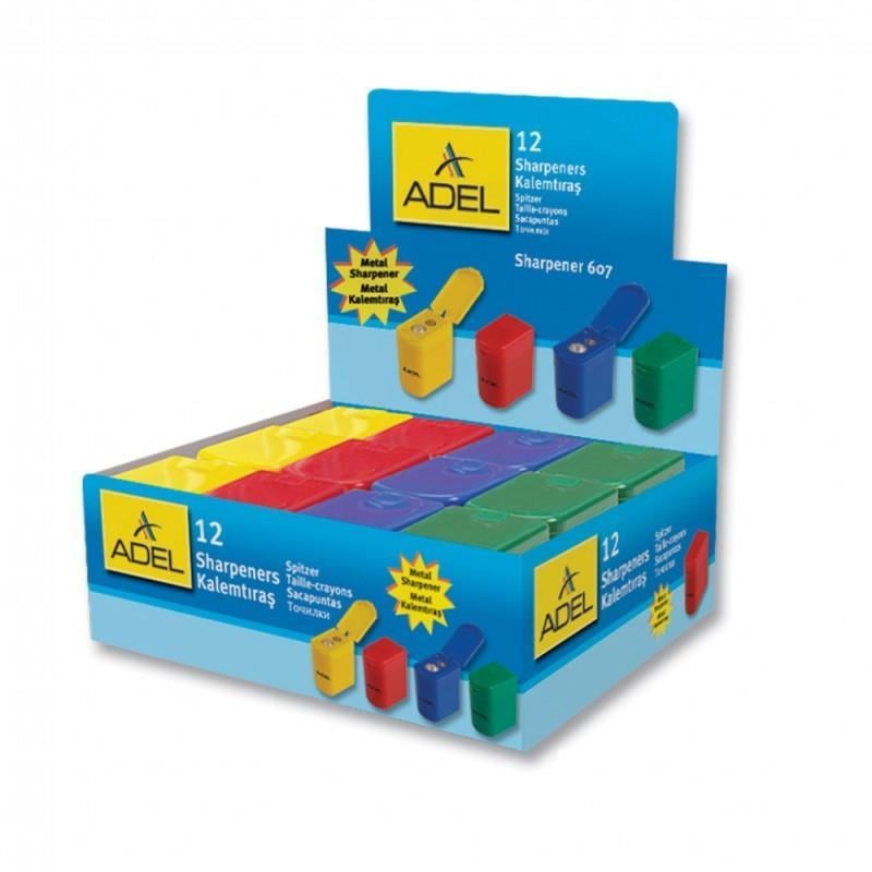 Adel Kalemtraş 607 12 LiAdel Kalemtraş 607 12 Li - Kirtasiyem.netKalemtraşlar