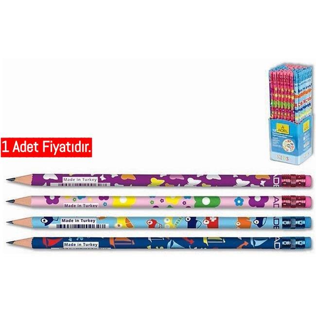 Adel Kids Desenli Silgili Kurşun Kalem (1 ADET)Adel Kids Desenli Silgili Kurşun Kalem  - Kirtasiyem.netKurşun Kalemler