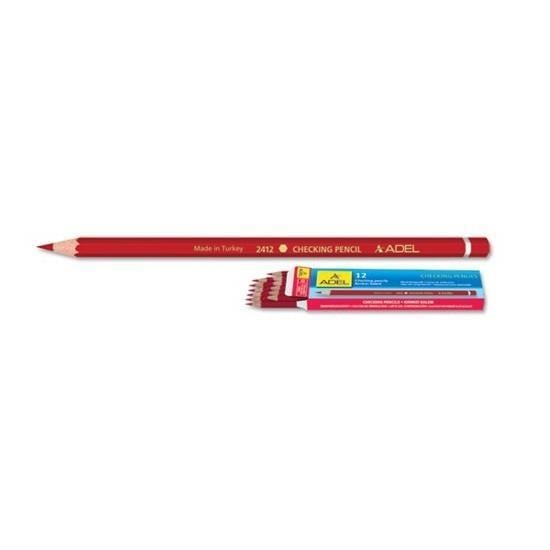 Adel Kopya Kalemi Checking Pencil Kırmızı 2412 Adel Kopya Kalemi Checking Pencil Kırmızı 2412  - Kirtasiyem.netKopya Kalemleri