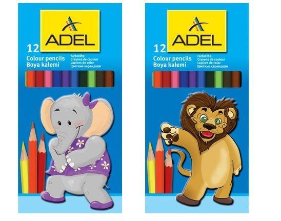 Adel Kuru Boya 12 Renk 1/1Adel Kuru Boya 12 Renk 1/1 - Kırtasiyem.netKuru Boyalar