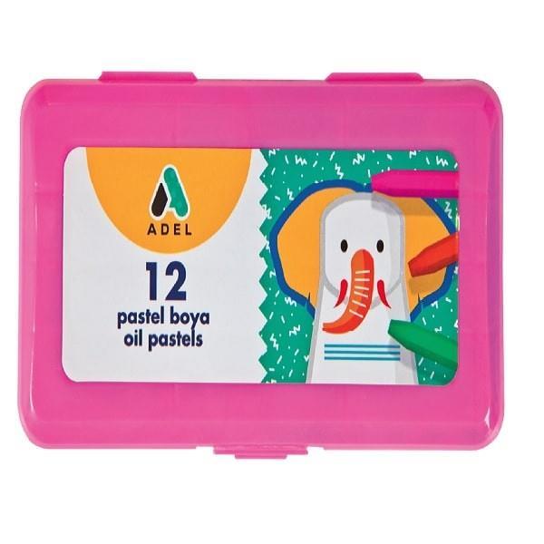 Adel Pastel Boya 12 Renk Pembe Plastik Kutu Adel Pastel Boya 12 Renk Pembe Plastik Kutu  - Kırtasiyem.netPastel Boyalar