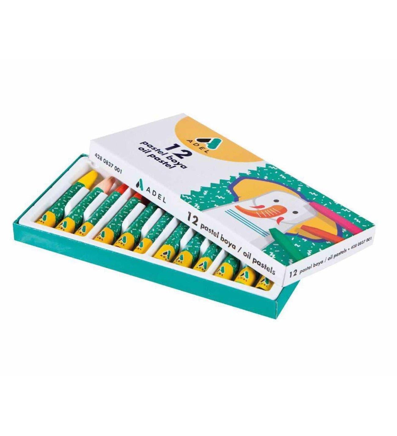 Adel Pastel Boya, 12 RenkAdel Pastel Boya, 12 Renk - Kırtasiyem.netPastel Boyalar