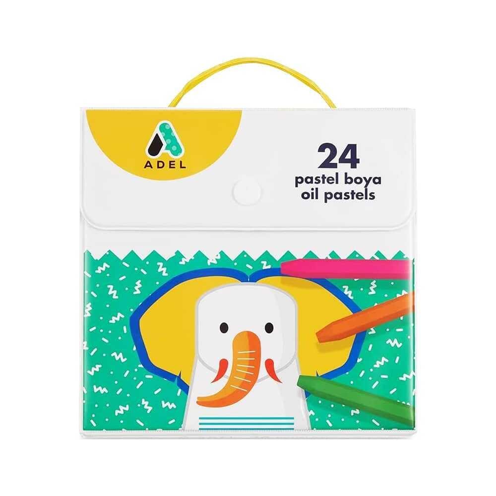 Adel Pastel Boya 24 Renk ÇantalıAdel Pastel Boya 24 Renk Çantalı - Kırtasiyem.netPastel Boyalar