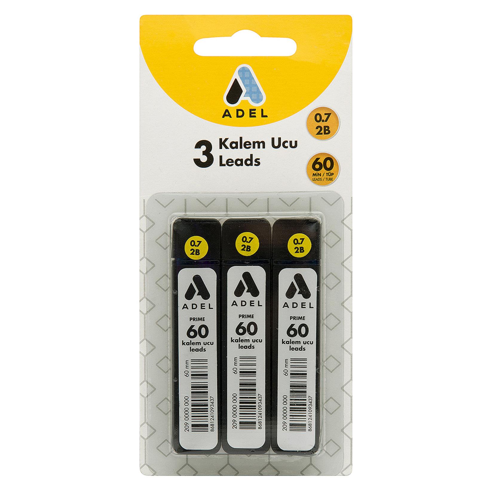 Adel Prime 60 Lı Min 0.7 Mm  3 Lü BlisterAdel Prime 60 Lı Min 0.7 Mm  3 Lü Blister - Kirtasiyem.netKalem Uçları ( Min )