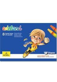 Adeland Köşeli Pastel Boya 8 Li Adeland Köşeli Pastel Boya 8 Li  - Kırtasiyem.netPastel Boyalar