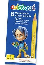 Adeland Kuru Boya 6 Renk 1/2Adeland Kuru Boya 6 Renk 1/2 - Kırtasiyem.netKuru Boyalar