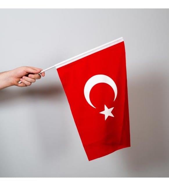 Ak Sopalı Bayrak 30X45 Ak Sopalı Bayrak 30X45  - Kirtasiyem.netBayraklar