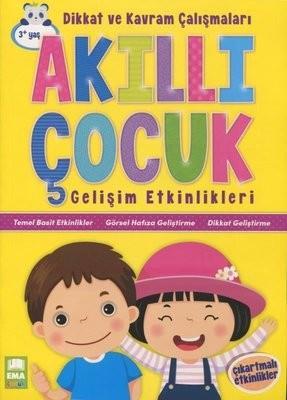 Akıllı Çocuk Gelişim Etkinlikleri Dikkat Ve Kavram ÇalışmalarıAkıllı Çocuk Gelişim Etkinlikleri Dikkat Ve Kavram Çalışmaları - Kirtasiyem.netAktivite Kitapları