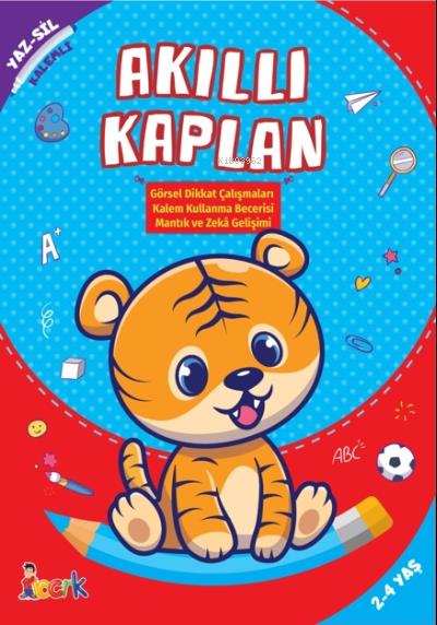 Akıllı Kaplan - Yaz Sil 2-4 YaşAkıllı Kaplan - Yaz Sil 2-4 Yaş - Kirtasiyem.netOkul Öncesi 6 Ay - 5 Yaş 