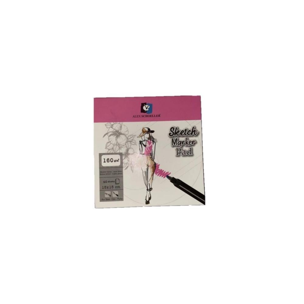 Alex 15X15 160 Gr 40Lı Sketch-Marker Pad Alx:899Alx.15X15 160 Gr 40Lı Sketch-Marker Pad Alx:899 - Kirtasiyem.netEskiz Defterleri