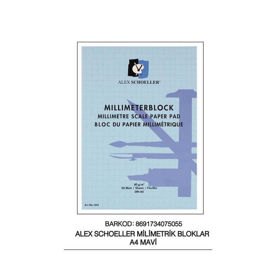 Alex M.M. Mavi Blok. A4 20 Yaprak 80 Gr.Alx.M.M. Mavi Blok. A4 20 Yaprak 80 Gr. - Kirtasiyem.netTeknik Resim Defterleri