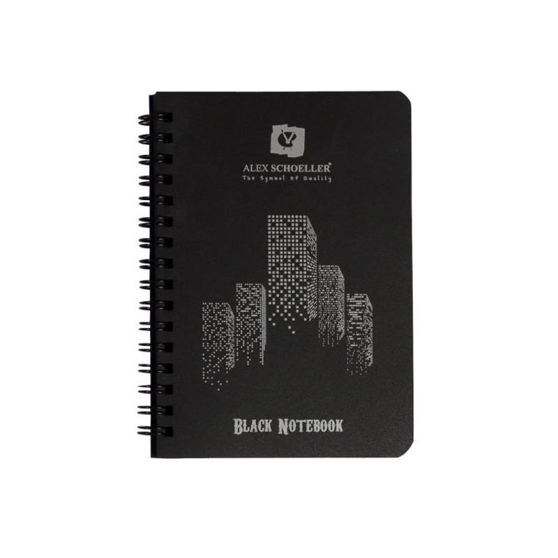 Alex Spiralli Defter Plastik Kapak Siyah A6 60 Sayfa Alex 1620Alex Spiralli Defter Plastik Kapak Siyah A6 60 Sayfa Alx.1620 - Kirtasiyem.netSpiralli Plastik Kapak Defterler