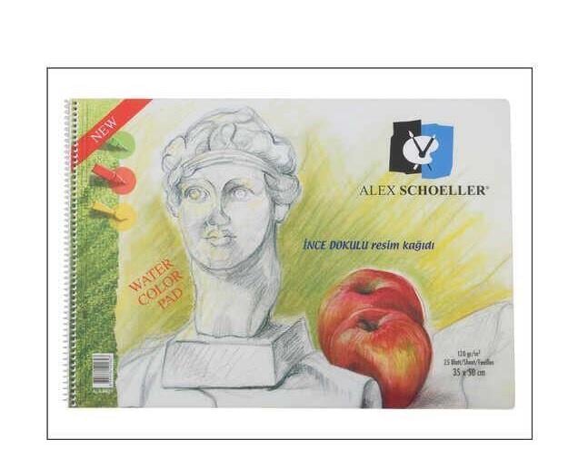Alex Spiralli Resim Defteri 35X50Cm 120Gr 15LiAlx.Spiralli Resim Defteri 35X50Cm 120Gr 15Li - Kirtasiyem.netResim Defterleri
