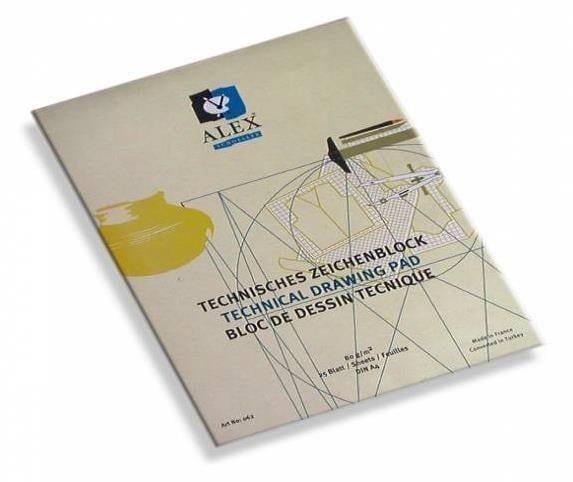 Alex Teknik A4 20 Yaprak R.Dik Blok.80GrAlx.Teknik A4 20 Yaprak R.Dik Blok.80Gr - Kirtasiyem.netTeknik Resim Defterleri