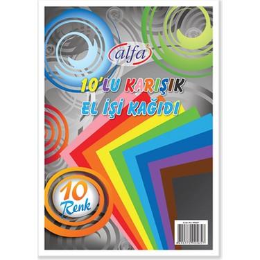 Alfa Elişi Kağıdı 10 Lu KarışıkAlfa Elişi Kağıdı 10 Lu Karışık - Kirtasiyem.netElişi Kağıtları