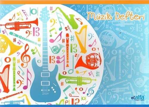 Alfa Müzik Defteri Küçük 40 YaprakAlfa Müzik Defteri Küçük 40 Yaprak - Kirtasiyem.netMüzik Defterleri