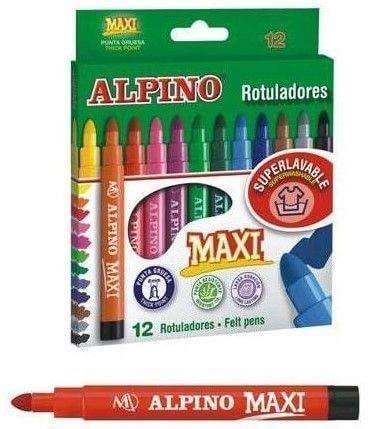 Alpino Keçeli Boya Kalemi 12 Renk Maxi AR-06Alpino Keçeli Boya Kalemi 12 Renk Maxi AR-06 - Kırtasiyem.netKeçeli Kalemler