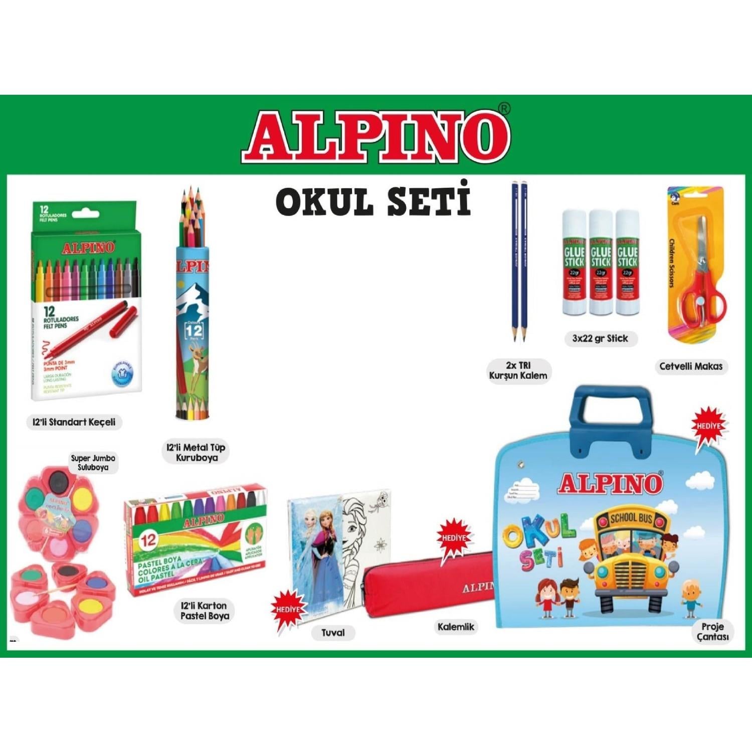 Alpino Okul SetiAlpino Okul Seti - Kirtasiyem.netKalem Setleri