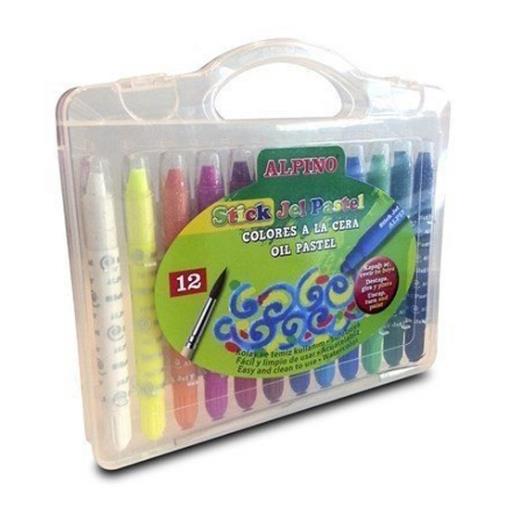 Alpino Pastel Boya Px-000003 Stıck Jel Çevirmeli 12'Li Alpıno Px-000003 Stıck Jel Çevirmeli Pastel 12'Li  - Kırtasiyem.netPastel Boyalar