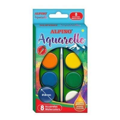 Alpino Sulu Boya 8 li  AQ-08Alpino Sulu Boya 8 li  AQ-08 - Kırtasiyem.netSulu Boyalar