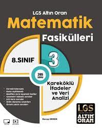 Altın Oran 8.Sınıf Matematik 3.Fasikül Kareköklü İfadeler Ve Veri Analizi *Yeni*8.Sınıf