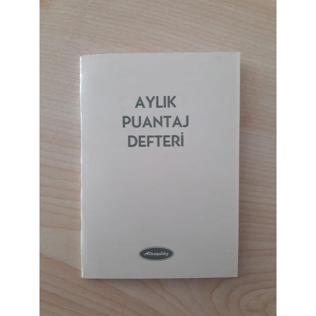 Altınyıldız Puantaj Defteri Küçük*12Altınyıldız Puantaj Defteri Küçük*12 - Kirtasiyem.netPuantaj Defteri