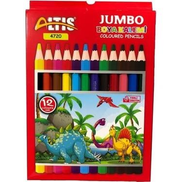 Altıs 12’Li Üçgen Jumbo Trio Kuruboya 12 RenkAltıs 12’Li Üçgen Jumbo Trio Kuruboya 12 Renk - Kırtasiyem.netKuru Boyalar
