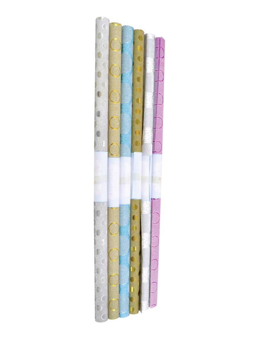 Ambalaj Kağıdı Simli Desenli 50X70 *50 S006Ambalaj Kağıdı Simli Desenli 50X70 *50 S006 - Kirtasiyem.netAmbalaj Kağıtları