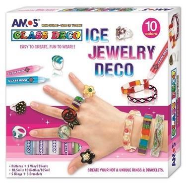 Amos Cam Boya Seti Ice Jewelry DecoCam Boyaları