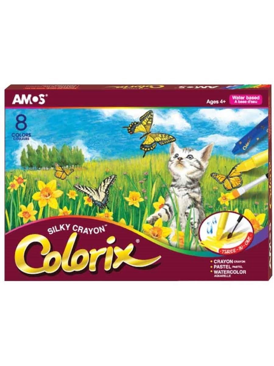 Amos Clox.Yeni Ne.Pas.Mum S.Boya 8 Renk KutuluMum Boyalar