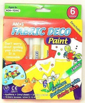 Amos Fab.Deco.Kum.Boya 6 Adet Frd10P6Amos Fab.Deco.Kum.Boya 6 Adet Frd10P6 - Kırtasiyem.netKumlu Boyamalar