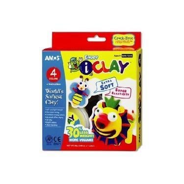 Amos Oyun Hamuru Zıplayan 30 Gr 4 Renk Ic4POyun Hamurları