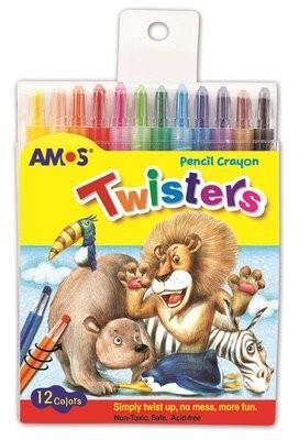 Amos Pastel Boya 12 Li TwisterPastel Boyalar