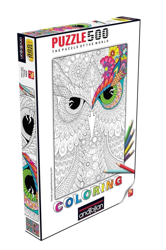 Anatolian Puzzle Baykuş 500 Parça 3594Anatolian Puzzle Baykuş 500 Parça 3594 - Kirtasiyem.netYapbozlar