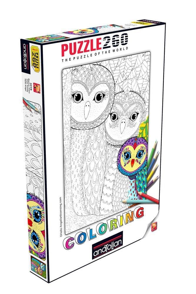 Anatolian Puzzle Baykuş Ailesi 260 Parça 3316Anatolian Puzzle Baykuş Ailesi 260 Parça 3316 - Kirtasiyem.netYapbozlar