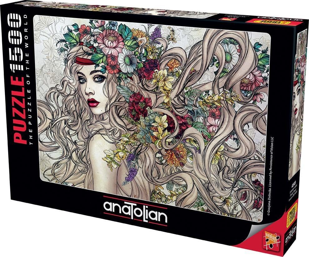 Anatolian Puzzle Çiçeklerin Gücü 1500 Parça 4549Anatolian Puzzle Çiçeklerin Gücü 1500 Parça 4549 - Kirtasiyem.netYapbozlar