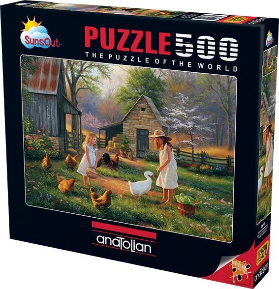 Anatolian Puzzle Çiftlikte Akşamüstü 500 parça 3515Anatolian Puzzle Çiftlikte Akşamüstü 500 parça 3515 - Kirtasiyem.netYapbozlar