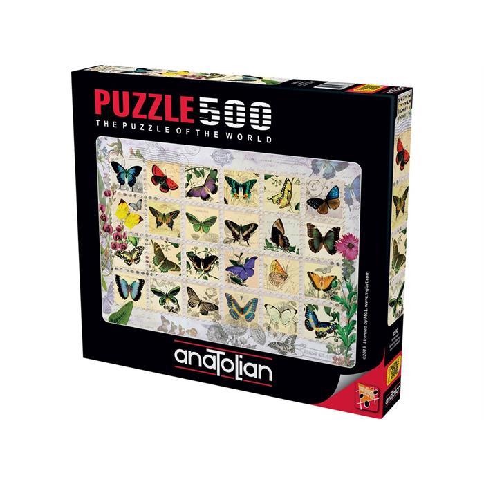 Anatolian Puzzle Kelebekler 500 Parça 3583Anatolian Puzzle Kelebekler 500 Parça 3583 - Kirtasiyem.netYapbozlar