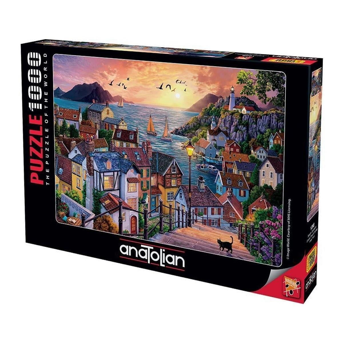 Anatolian Puzzle Sahilde Günbatımı Coastal Town At Sunset 1000 Parça 1098Anatolian Puzzle Sahilde Günbatımı Coastal Town At Sunset 1000 Parça 1098 - Kirtasiyem.netYapbozlar