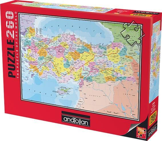 Anatolian Puzzle Türkiye Haritası 260 Parça 3269Anatolian Puzzle Türkiye Haritası 260 Parça 3269 - Kirtasiyem.netYapbozlar