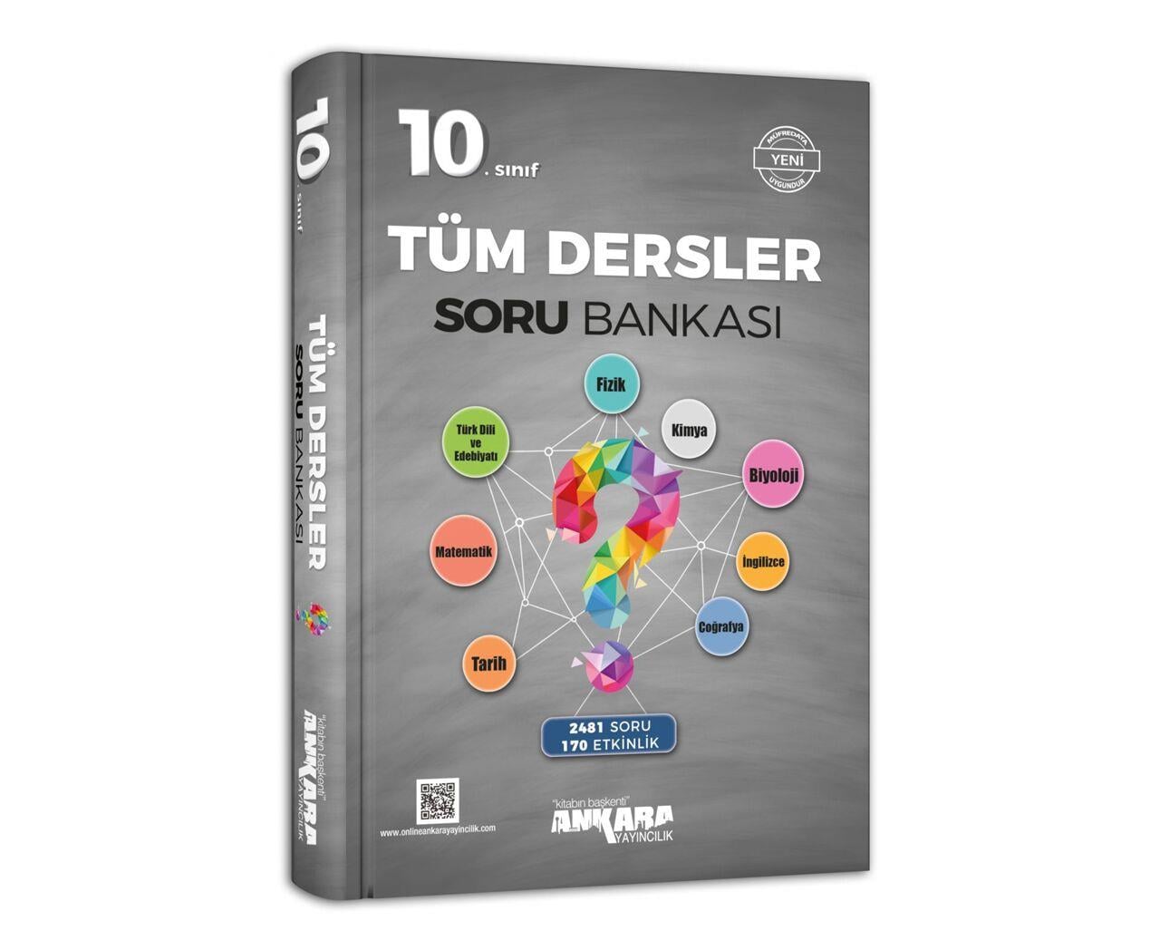 Ankara Yay 10. Sınıf Tüm Dersler Soru BankasıAnkara Yay 10. Sınıf Tüm Dersler Soru Bankası - Kirtasiyem.netYardımcı Kitaplar