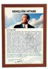 Ant Gençliğe Hitabe Mdf Çerceve 35X50Ant Gençliğe Hitabe Mdf Çerceve 35X50 - Kirtasiyem.netOkul Lehva Ve İşaretleri