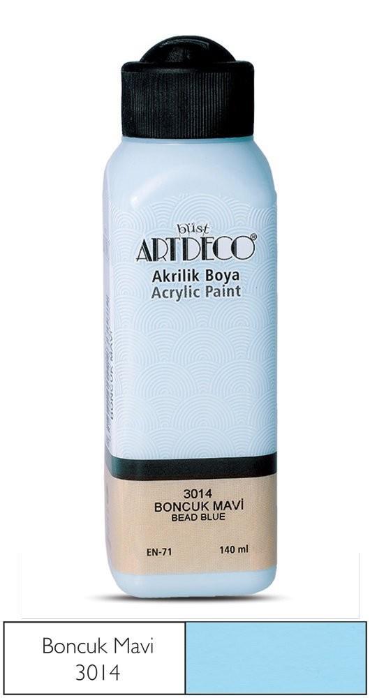 Artdeco Akrilik Boya 140 Ml Boncuk Mavi 3014Artdeco Akrilik Boya 140 Ml Boncuk Mavi 3014 - Kırtasiyem.netAkrilik Boyalar	