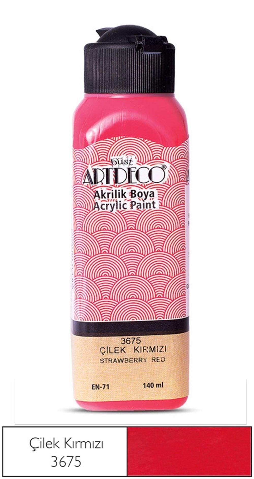 Artdeco Akrilik Boya 140 Ml Çilek Kırmızı 3675Artdeco Akrilik Boya 140 Ml Çilek Kırmızı 3675 - Kırtasiyem.netAkrilik Boyalar	