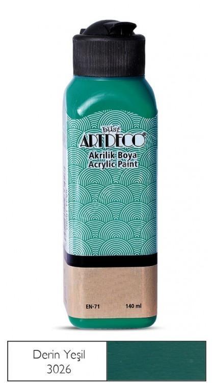 Artdeco Akrilik Boya 140 Ml Derin Yeşil 3026Artdeco Akrilik Boya 140 Ml Derin Yeşil 3026 - Kırtasiyem.netAkrilik Boyalar	