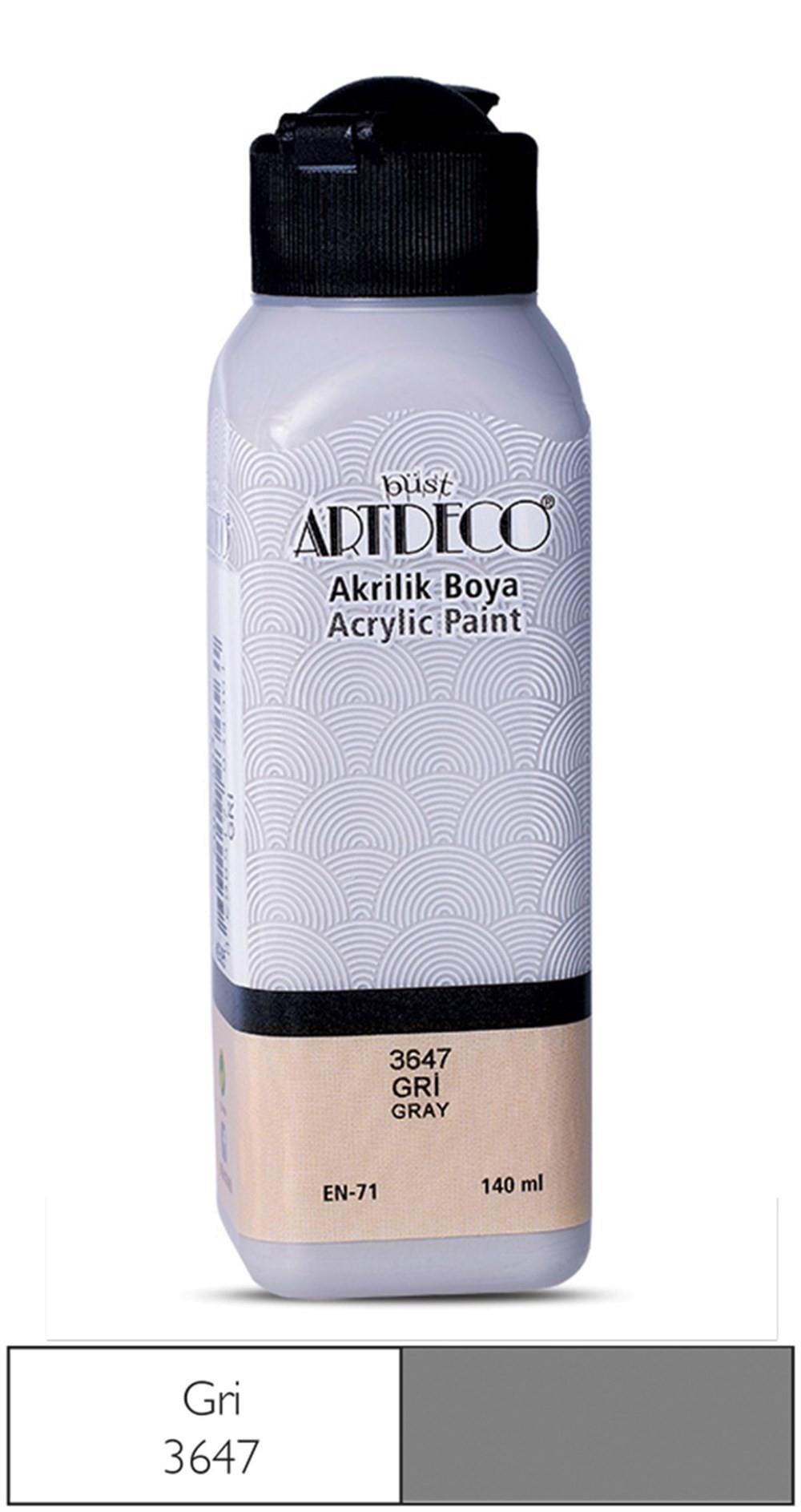 Artdeco Akrilik Boya 140 Ml Gri 3647Artdeco Akrilik Boya 140 Ml Gri 3647 - Kırtasiyem.netAkrilik Boyalar	