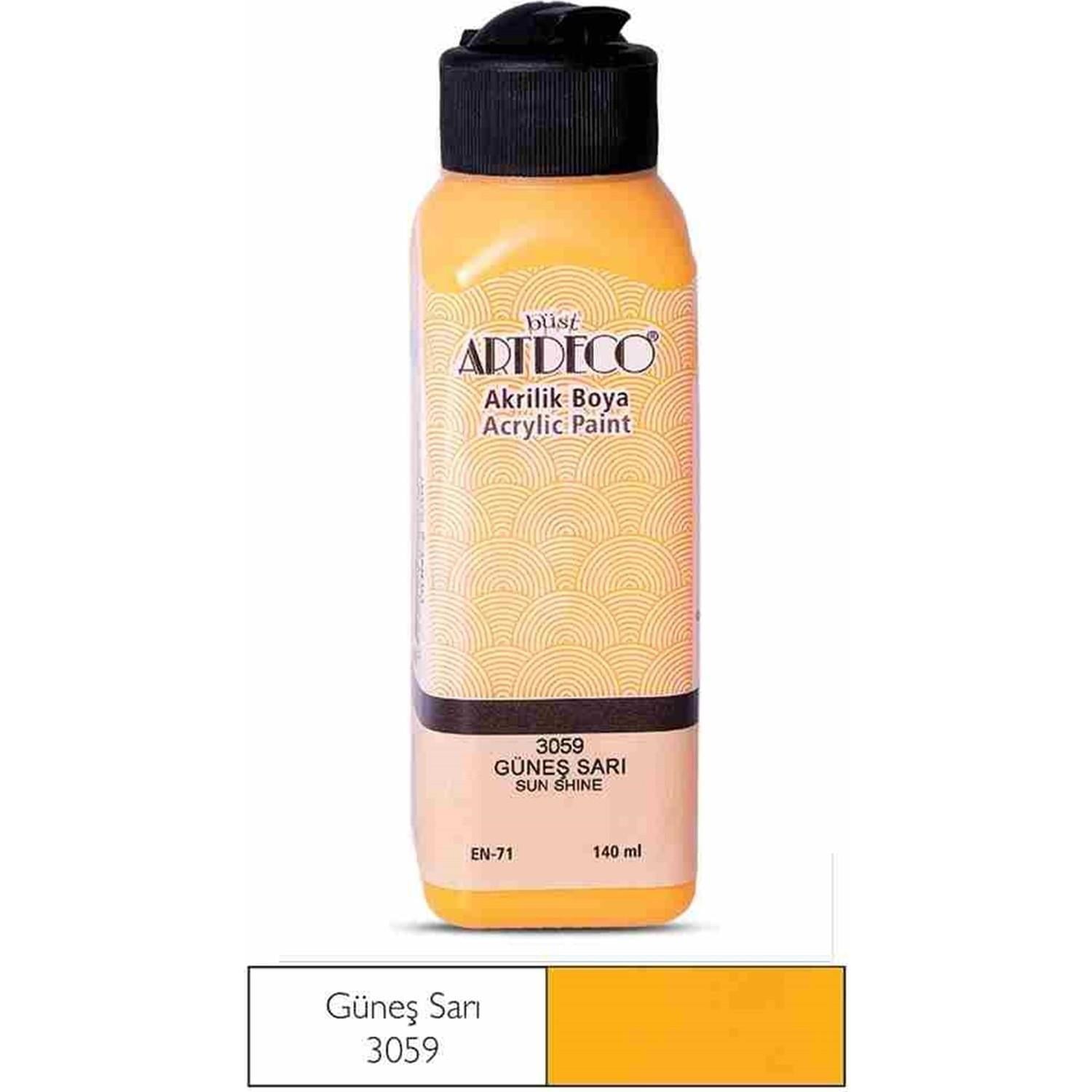 Artdeco Akrilik Boya 140 Ml Güneş Sarı 3059Artdeco Akrilik Boya 140 Ml Güneş Sarı 3059 - Kırtasiyem.netAkrilik Boyalar	