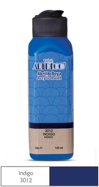 Artdeco Akrilik Boya 140 Ml İndigo 3012Artdeco Akrilik Boya 140 Ml İndigo 3012 - Kırtasiyem.netAkrilik Boyalar	